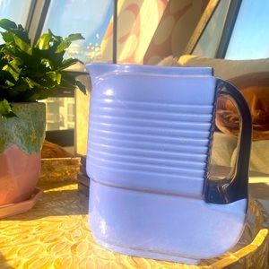 Hall Westinghouse Blue Pitcher